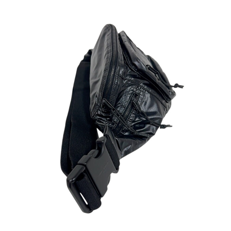 サンローラン SAINT LAURENT ヌックスクロスボディ ウエストバッグ 581375 ブラック ナイロン ユニセックス ボディバッグ