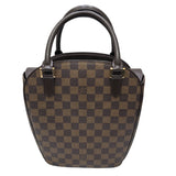 ルイ・ヴィトン LOUIS VUITTON サリア・ソー N51284 ブラウン　ゴールド金具 ダミエ レディース ハンドバッグ