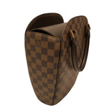 ルイ・ヴィトン LOUIS VUITTON サリア・ソー N51284 ブラウン　ゴールド金具 ダミエ レディース ハンドバッグ