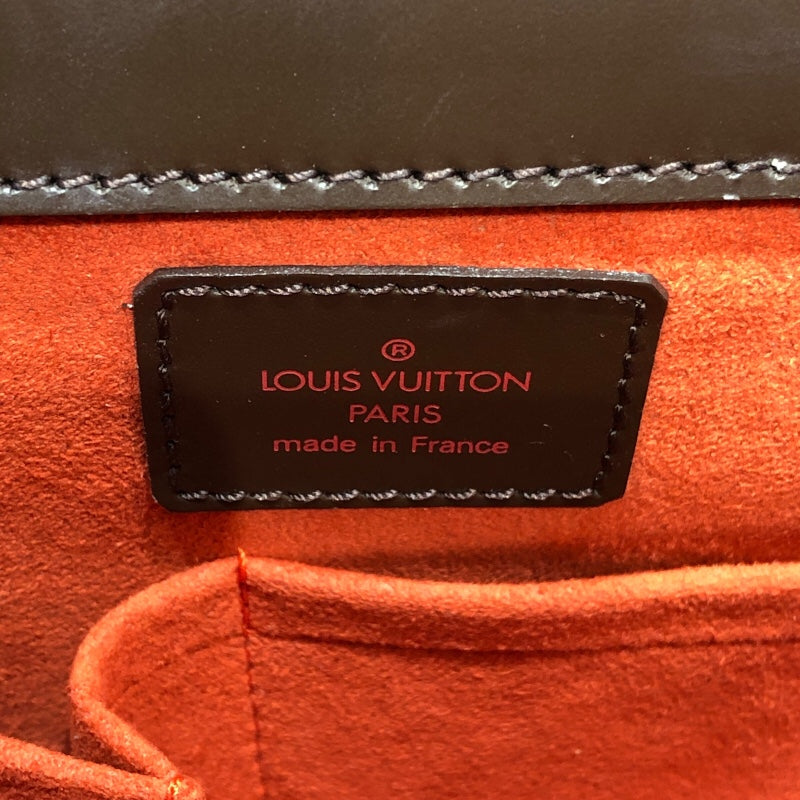ルイ・ヴィトン LOUIS VUITTON サリア・ソー N51284 ブラウン　ゴールド金具 ダミエ レディース ハンドバッグ