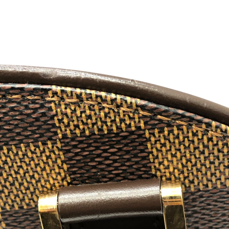 ルイ・ヴィトン LOUIS VUITTON サリア・ソー N51284 ブラウン　ゴールド金具 ダミエ レディース ハンドバッグ