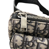 クリスチャン・ディオール Christian Dior サドルフラップバムバッグ オブリークジャガード レディース ウエストバッグ