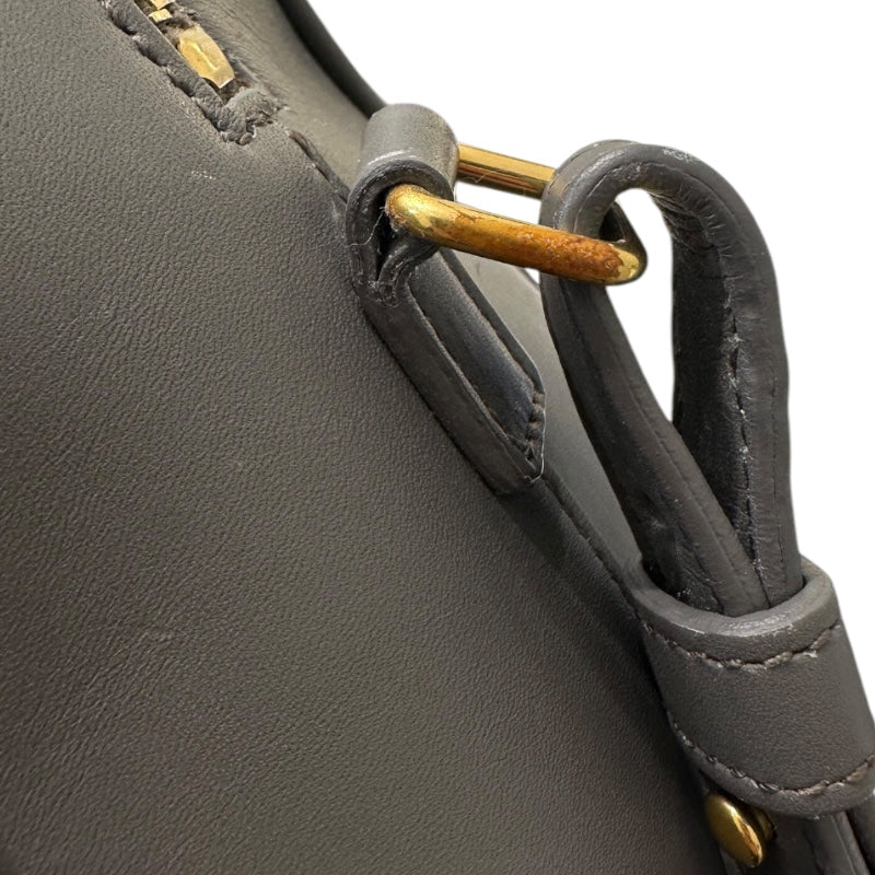サンローラン SAINT LAURENT ベイビーダッフル グレー カーフ