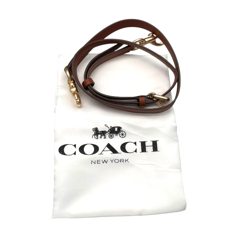 コーチ COACH シグネチャー2WAY C5637 ベージュ キャンパス×レザー レディース ショルダーバッグ