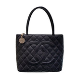 シャネル CHANEL 復刻トート A01804 ブラック キャビアブラック レディース トートバッグ