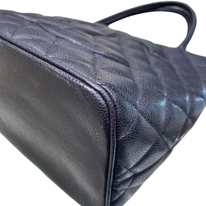 シャネル CHANEL 復刻トート A01804 ブラック キャビアブラック レディース トートバッグ