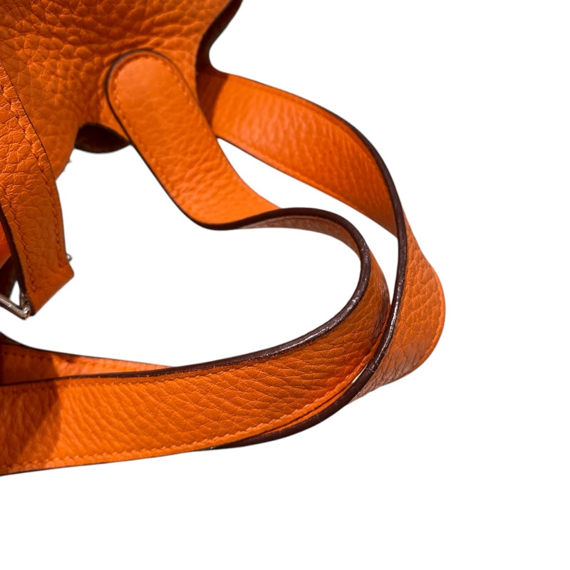 HERMES - エルメス HERMES ピコタンPM □H刻 ホワイト シルバー