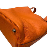 エルメス HERMES ピコタンPM □H刻 オレンジ/SV金具 トリヨン レディース ハンドバッグ