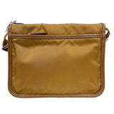 プラダ PRADA ナイロンショルダーバッグ 2VD034 ブラウン　シルバー金具 ナイロン レディース ショルダーバッグ
