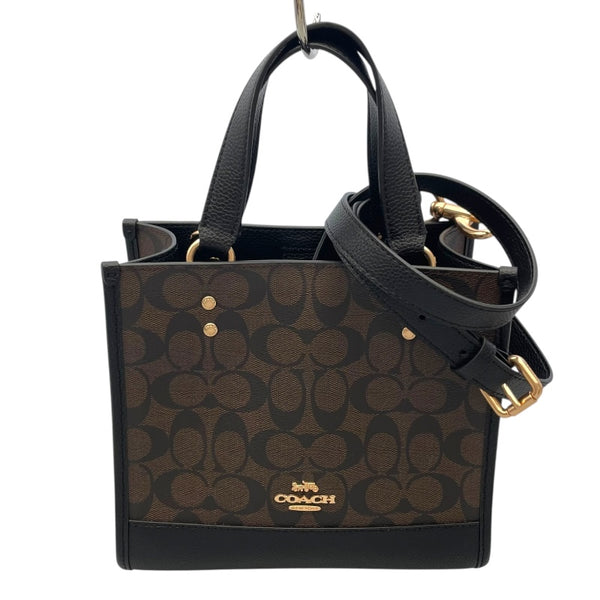 COACH コーチ 2way ビジネスバッグ　キャンバス　シグネチャー　ブラック コーチ COACH シグネチャー2WAY C5122 ブラック キャンパス
