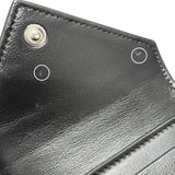 バレンシアガ BALENCIAGA ペーパーコンパクトウォレット 637450 ブラック レザー ユニセックス 二つ折り財布