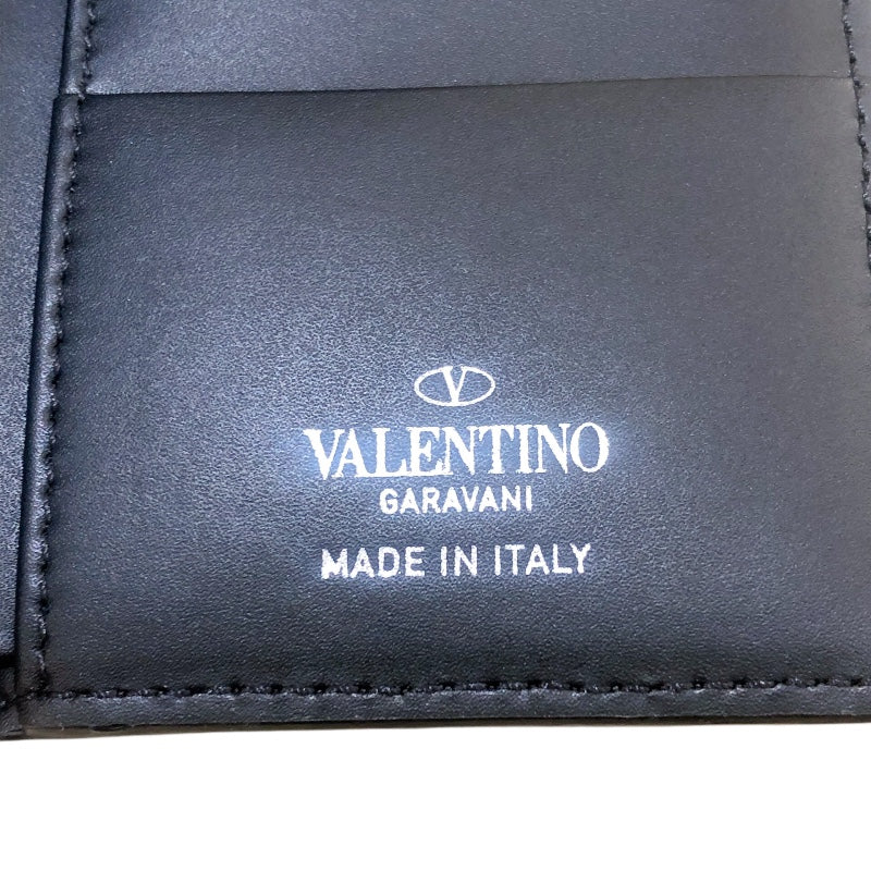 ヴァレンティノ VALENTINO VLTNロゴカードケース バッファローレザー レディース 二つ折り財布