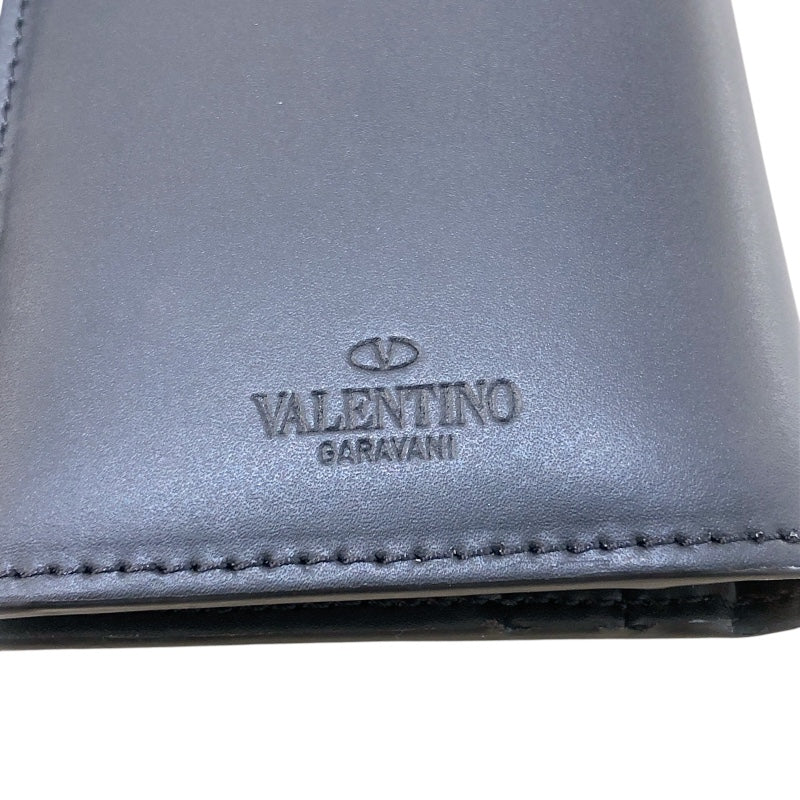 ヴァレンティノ VALENTINO VLTNロゴカードケース バッファローレザー レディース 二つ折り財布