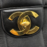 シャネル CHANEL マドモアゼル30 ブラック　ゴールド金具 ラムスキン レディース ショルダーバッグ