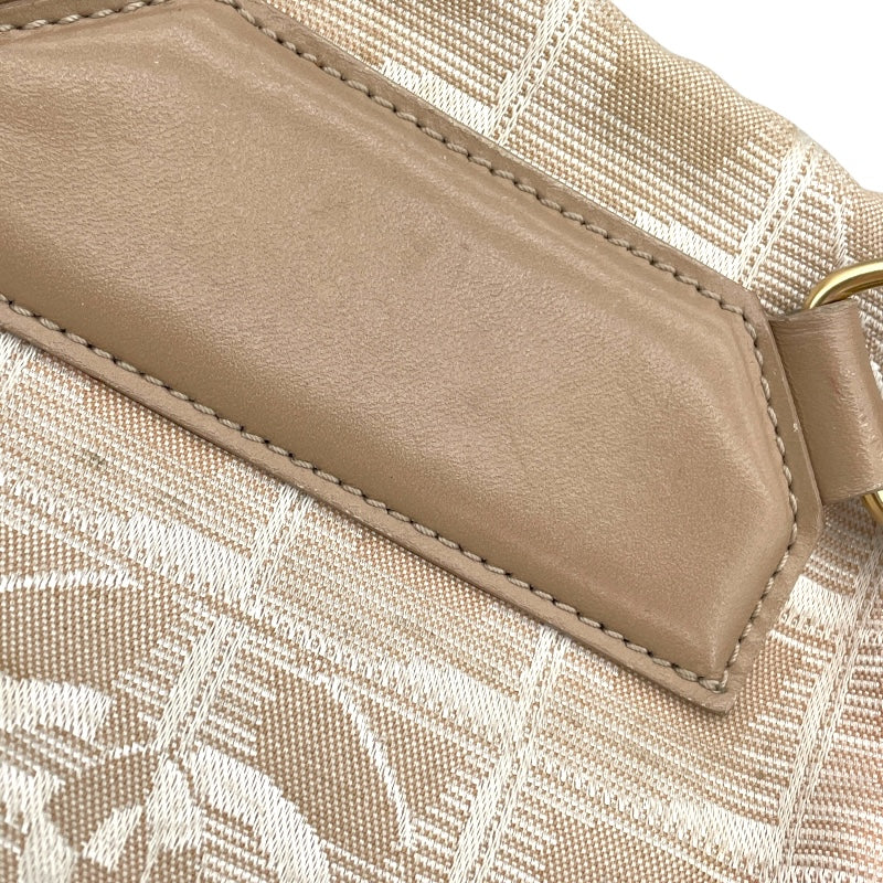シャネル CHANEL ニュートラベルライン ショルダーバッグ ベージュ ナイロンジャガード レディース ショルダーバッグ