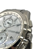 シチズン CITIZEN アテッサ エコドライブ AT8040-57A ホワイト チタン クオーツ メンズ 腕時計