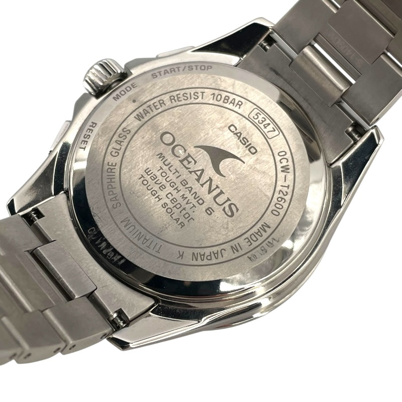 カシオ CASIO オシアナス OCW-T2600-2A2JF ブルー チタン ソーラー メンズ 腕時計
