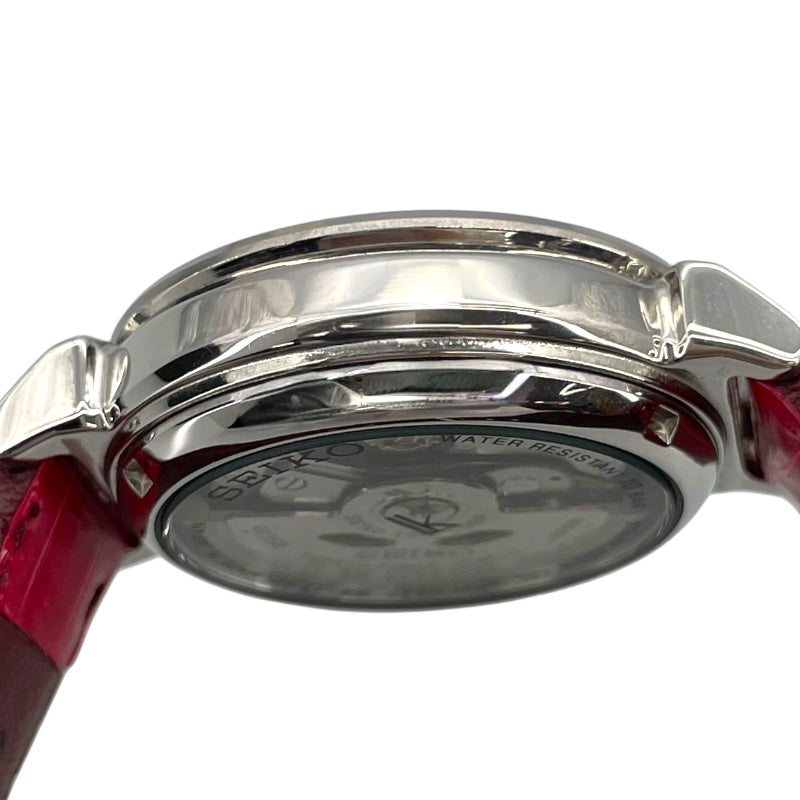 セイコー SEIKO ルキアホワイトシェル SSVM015 ホワイト SS 自動巻き レディース 腕時計