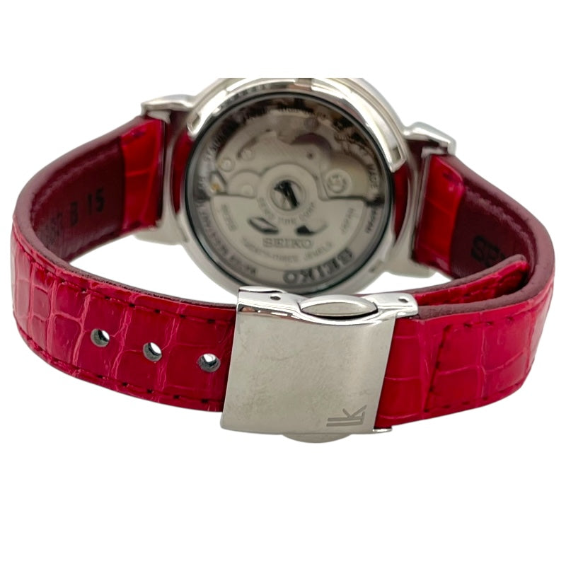 セイコー SEIKO ルキアホワイトシェル SSVM015 ホワイト SS 自動巻き レディース 腕時計