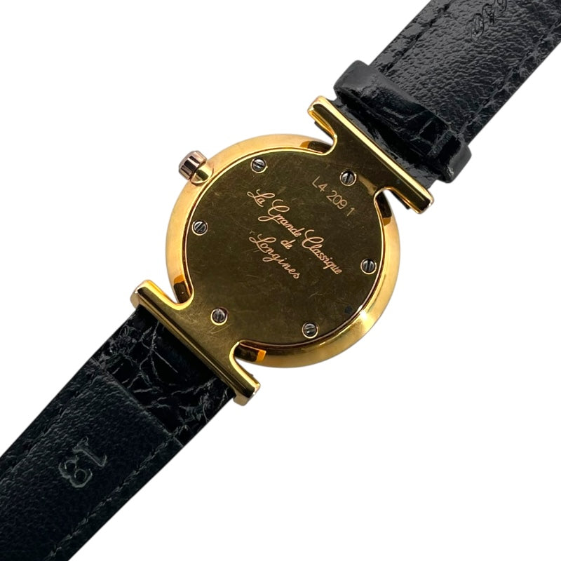 ロンジン LONGINES ラ グラン クラシック ドゥ ロンジン ホワイトシェル L4.209.1 ホワイト GP レディース 腕時計