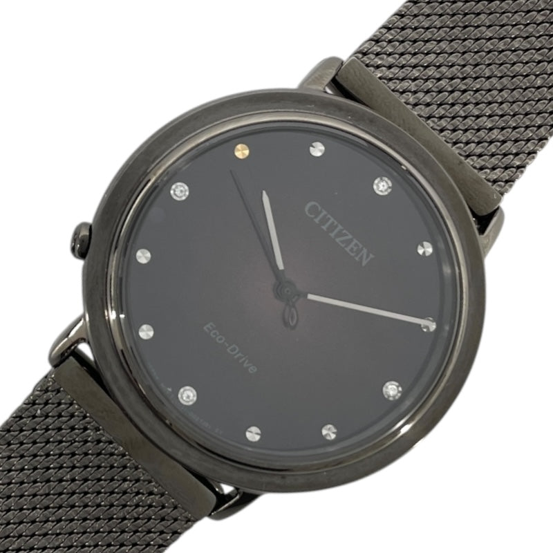 シチズン CITIZEN エル 世界1050本限定 EM1007-47E レッド SS ソーラー レディース 腕時計