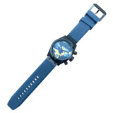 ブレラ オロロジ BRERA OROLOGI エテルノクロノ クロノグラフ カモフラージュ BRETC4521CM ブルー SS/ブルー ラバーベルト クオーツ メンズ 腕時計