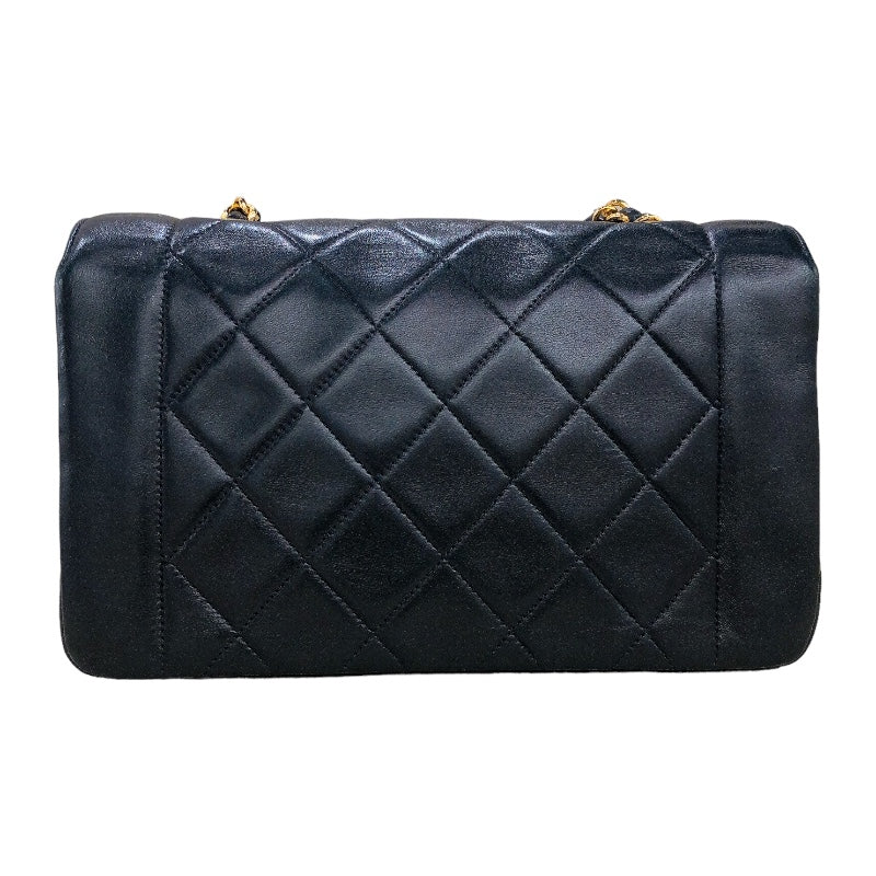 シャネル CHANEL ダイアナ22 A01164 ブラック ゴールド金具 ラムスキン レディース ショルダーバッグ