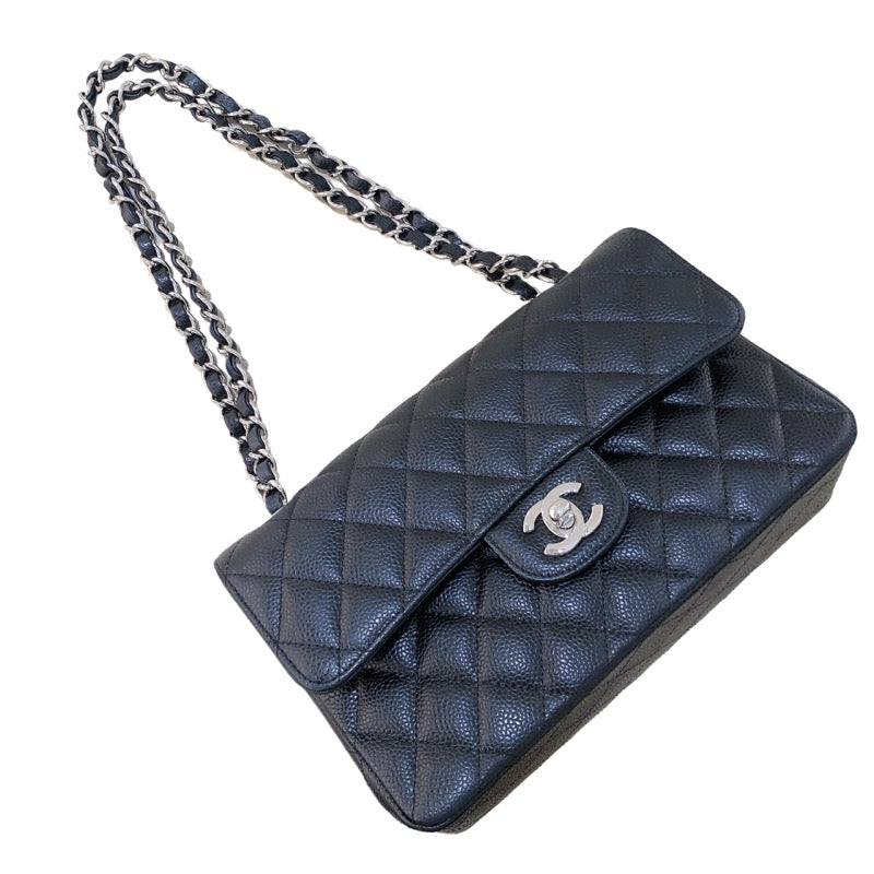 シャネル CHANEL マトラッセ23 A69900 ブラック シルバー金具  キャビア レディース ショルダーバッグ