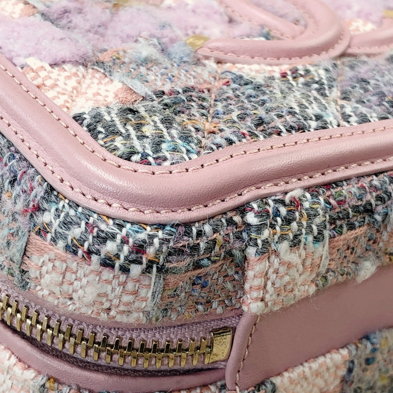 シャネル CHANEL CCフィグリーバニティ A93342 28番台 ピンク ゴールド金具 ツイード ツイード レディース ショルダーバッグ