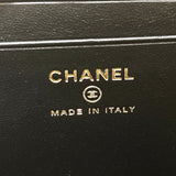 シャネル CHANEL CCフィグリー ミニチェーンショルダーバッグ  A84452 ブラック ゴールド金具 キャビアスキン レディース ショルダーバッグ