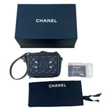 シャネル CHANEL CCフィグリー ミニチェーンショルダーバッグ  A84452 ブラック ゴールド金具 キャビアスキン レディース ショルダーバッグ