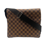 ルイ・ヴィトン LOUIS VUITTON ナヴィグリオ N45255 エベヌ ダミエ・キャンバス/レザー ユニセックス ショルダーバッグ