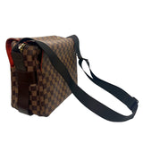 ルイ・ヴィトン LOUIS VUITTON ナヴィグリオ N45255 エベヌ ダミエ・キャンバス/レザー ユニセックス ショルダーバッグ