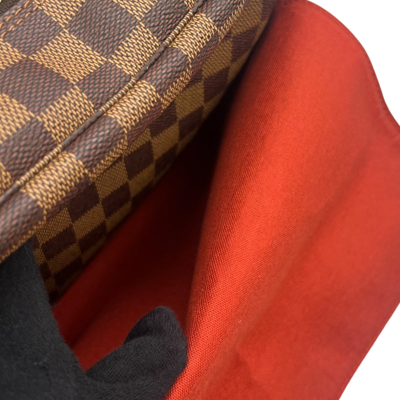 ルイ・ヴィトン LOUIS VUITTON ナヴィグリオ N45255 エベヌ ダミエ・キャンバス/レザー ユニセックス ショルダーバッグ