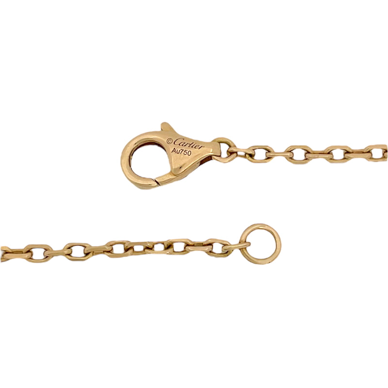 カルティエ Cartier トリニティ サークル ネックレス K18YG/WG/PG  ダイヤモンド ジュエリー