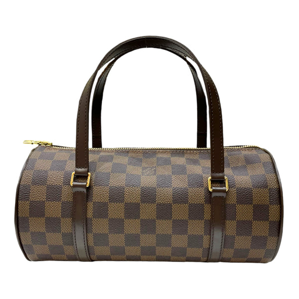 ルイ・ヴィトン LOUIS VUITTON パピヨンPM N51304 エベヌ ダミエ・キャンバス/レザー  レディース ハンドバッグ