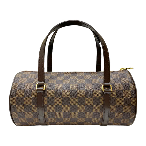 ルイ・ヴィトン LOUIS VUITTON パピヨンPM N51304 エベヌ ダミエ・キャンバス/レザー  レディース ハンドバッグ