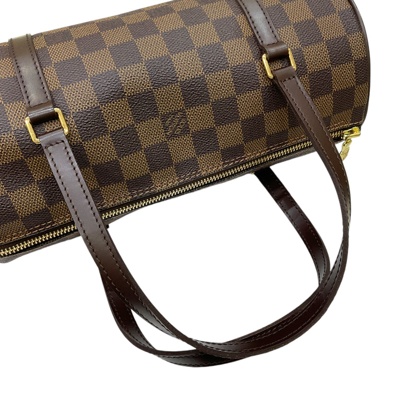 ルイ・ヴィトン LOUIS VUITTON パピヨンPM N51304 エベヌ ダミエ・キャンバス/レザー  レディース ハンドバッグ