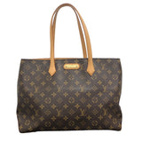 ルイ・ヴィトン LOUIS VUITTON ウィルシャーMM M45644 ブラウン PVC レディース トートバッグ