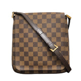 ルイ・ヴィトン LOUIS VUITTON ミュゼットサルサ ショート N51260 エベヌ ダミエキャンバス PVC レディース ショルダーバッグ
