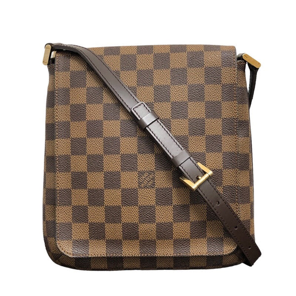 ルイ・ヴィトン LOUIS VUITTON ミュゼットサルサ ショート N51260 エベヌ ダミエキャンバス PVC レディース ショルダーバッグ