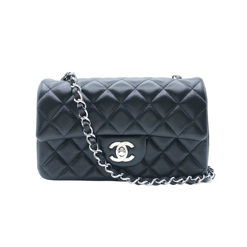 シャネル CHANEL マトラッセ20 A69900 ブラック シルバー金具 ラムスキン レディース ショルダーバッグ