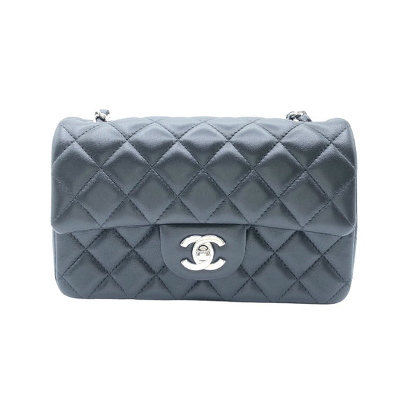 シャネル CHANEL マトラッセ20 A69900 ブラック シルバー金具 ラムスキン レディース ショルダーバッグ