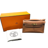 エルメス HERMES ポシェットケリー B刻 ゴールド/GD金具 ヴォースイフト レディース ハンドバッグ