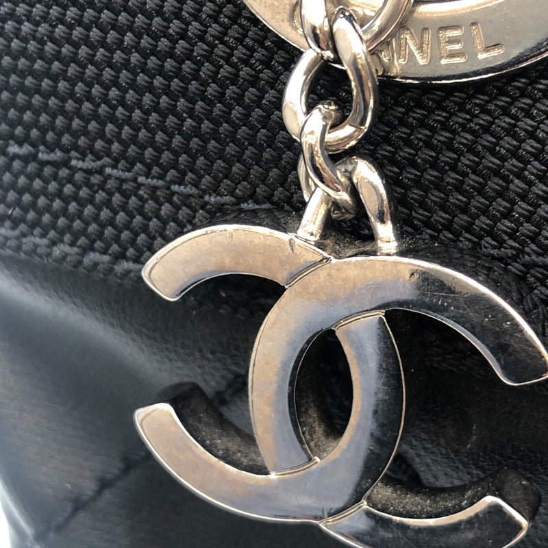 シャネル CHANEL パリビアリッツPM A34208 ブラック PVC レディース ハンドバッグ