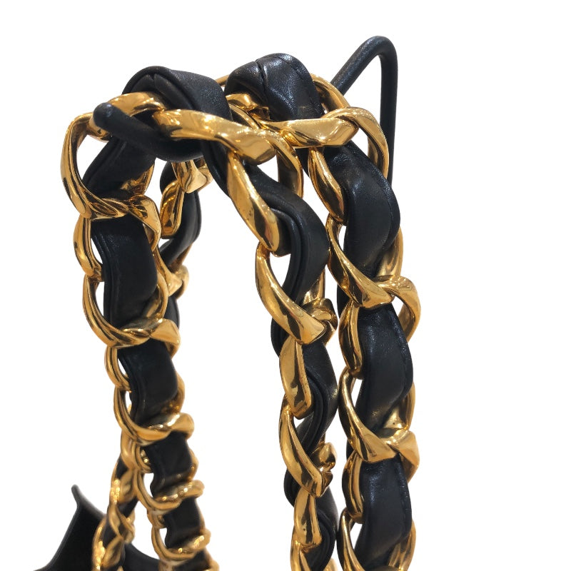 シャネル CHANEL ビッグココチェーントート ブラック レディース トートバッグ