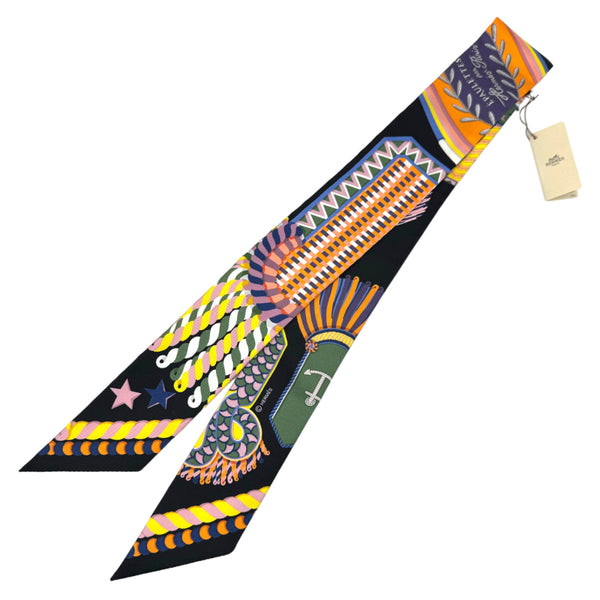 エルメス HERMES ツイリー「EPAULETTES DE GALA」 マルチカラー シルク100% レディース スカーフ |  中古ブランドリユースショップ OKURA(おお蔵)