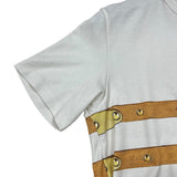 ルイ・ヴィトン LOUIS VUITTON トランクプリント 半袖Tシャツ アイボリー×マルチカラー XS コットン100％ レディース 半袖Ｔシャツ