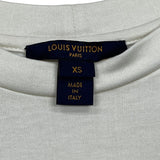 ルイ・ヴィトン LOUIS VUITTON トランクプリント 半袖Tシャツ アイボリー×マルチカラー XS コットン100％ レディース 半袖Ｔシャツ