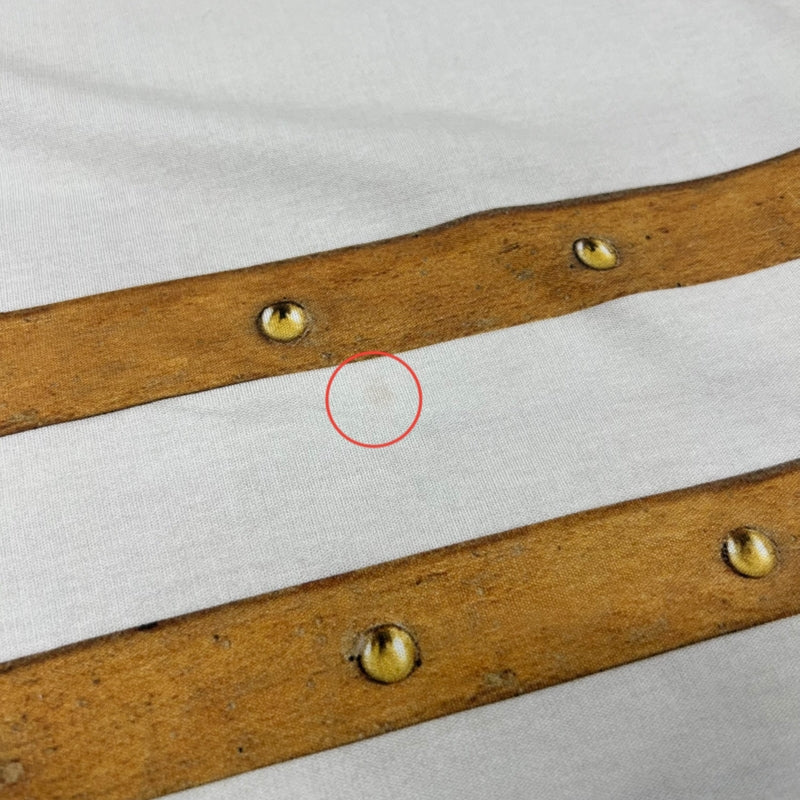 ルイ・ヴィトン LOUIS VUITTON トランクプリント 半袖Tシャツ アイボリー×マルチカラー XS コットン100％ レディース 半袖Ｔシャツ